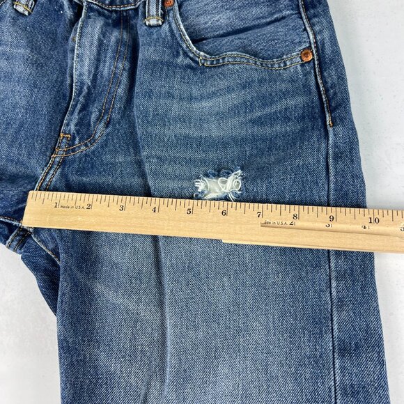 Levi's Jeans Men's 31X29* 512 Slim Tapered Blue Faded Dirtressed Denim Tag 31x32 - Picture 14 of 16